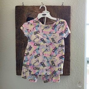 Girls Juicy Couture sleepwear size 10